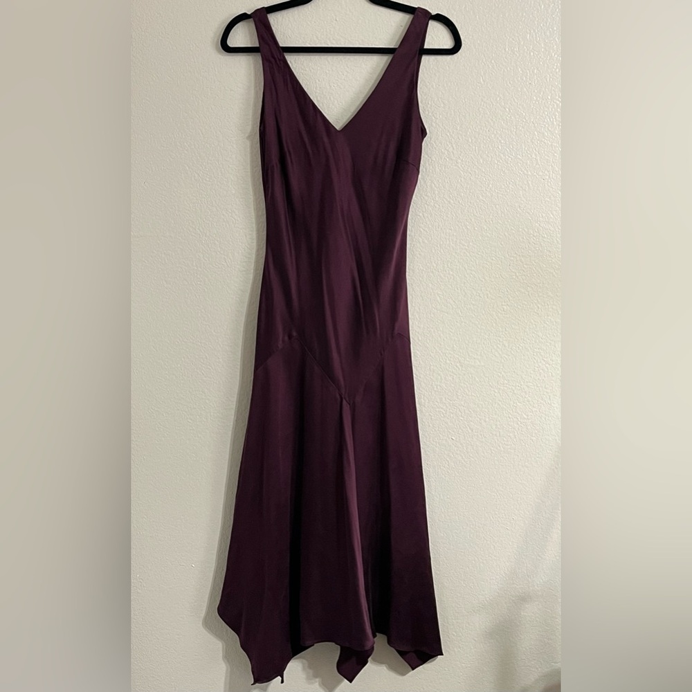 Vintage Ralph Lauren Deep Purple Calve-length Dress